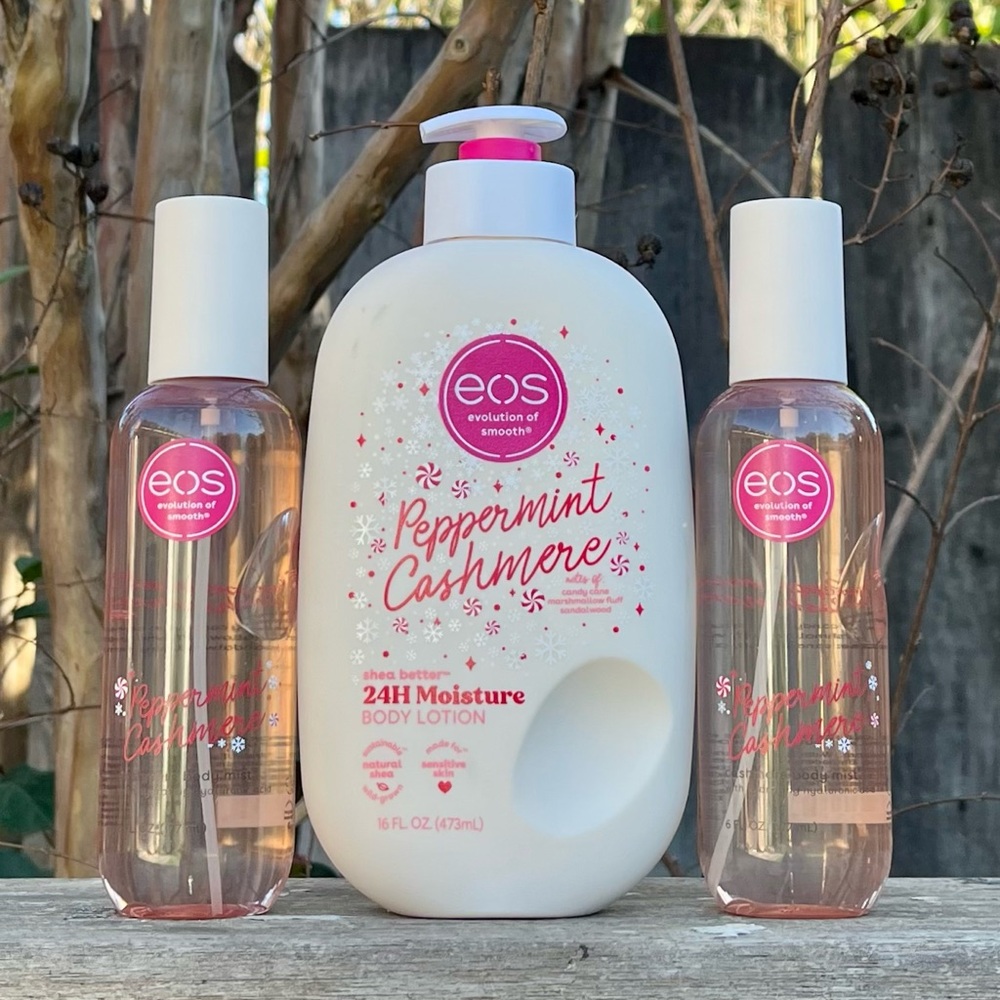 eos Peppermint Cashmere 3 pc Set